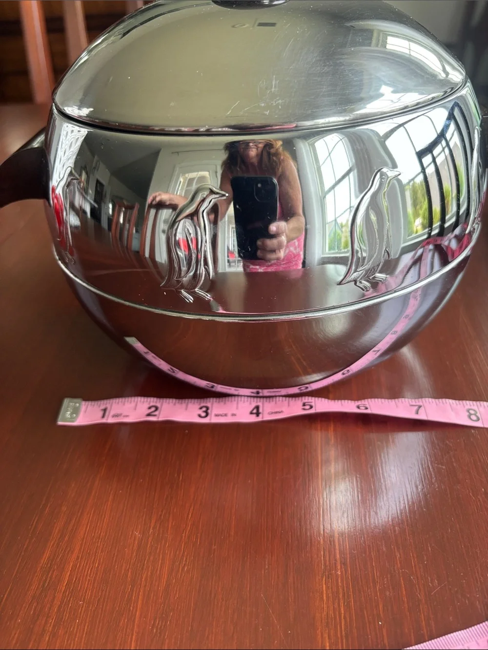 West Bend Penguin hot/cold server,ice bucket,food,mid century,stainless steel